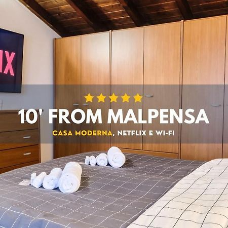 Appartement 10' From Malpensa Casa Moderna, Netflix & Wi-Fi à Casorate Sempione Extérieur photo
